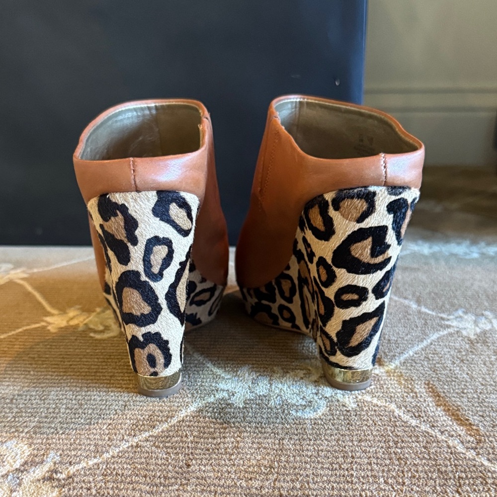 Leopard Print Tan Women's Heels Sam Edelman